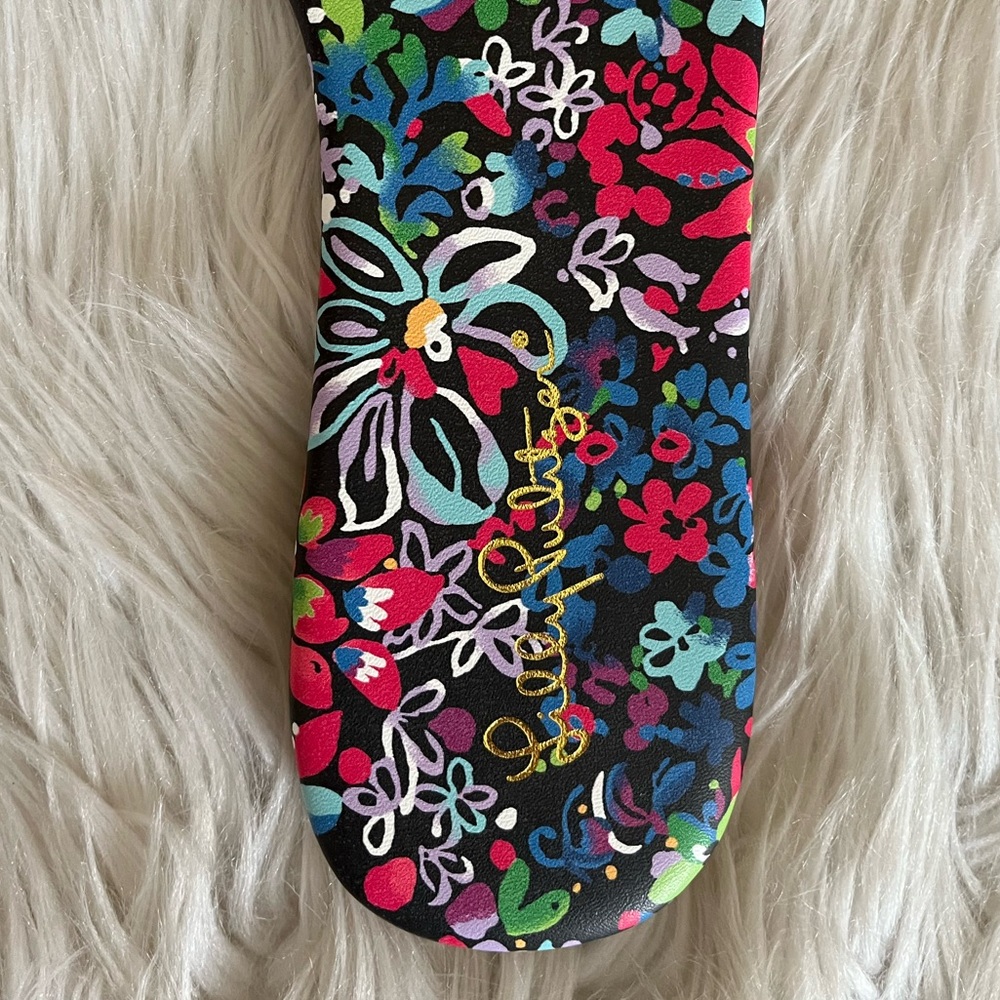 {Lilly Pulitzer} Emery Slide Sandal in Multi Feeling Fintastic Women’s 9 - NWT - Picture 7 of 10